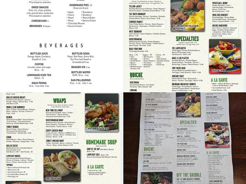 Extra Virgin-Lamplight Cafe & Bakery Menu