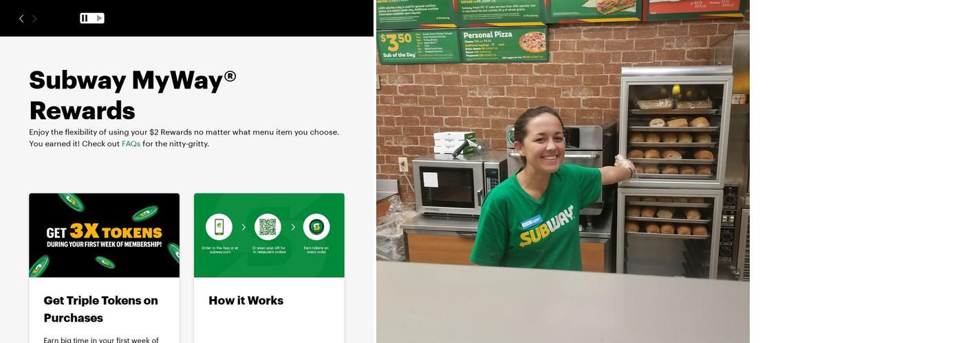 Subway Menu