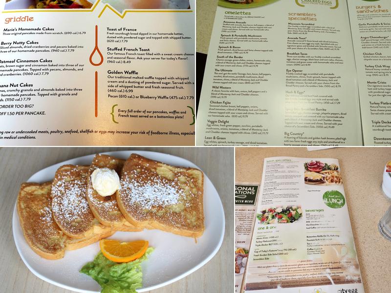 Scramblers Menu