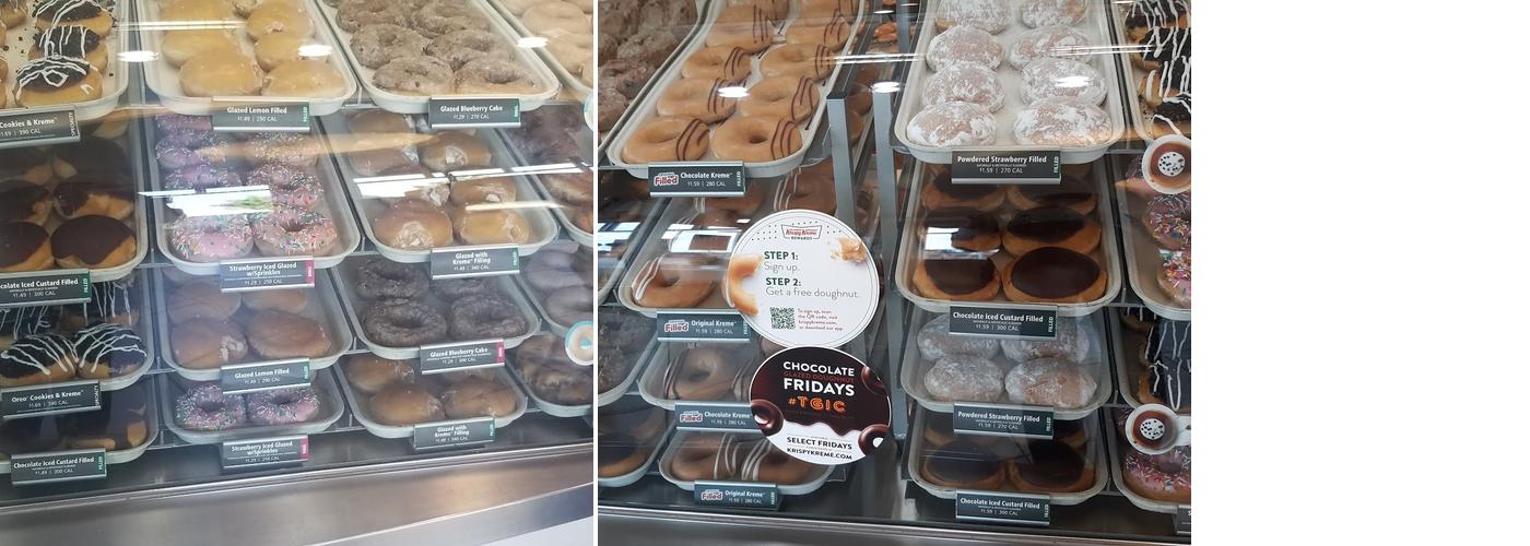 Krispy Kreme Menu