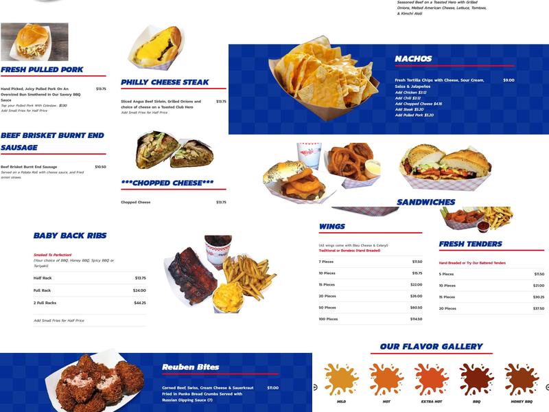 L.I. Wings-N-Things Menu