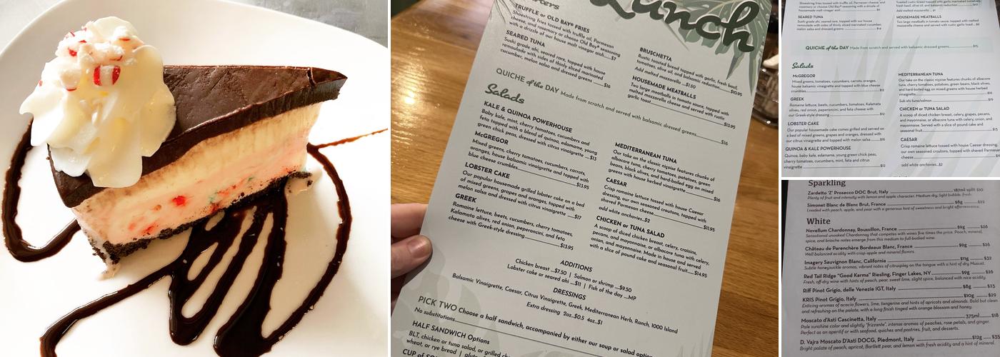 McGregor Cafe Menu