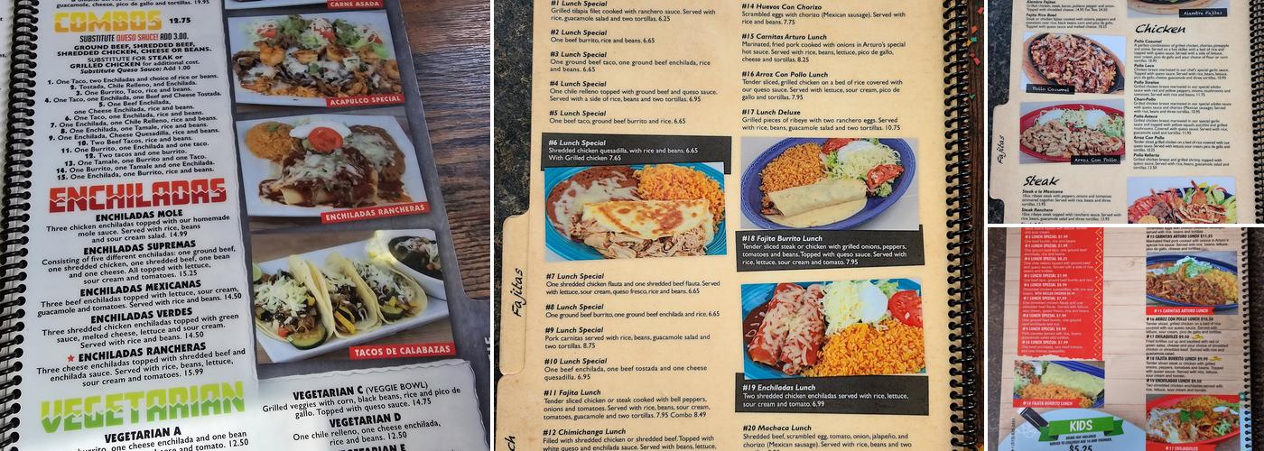 La Fiesta maumee Menu