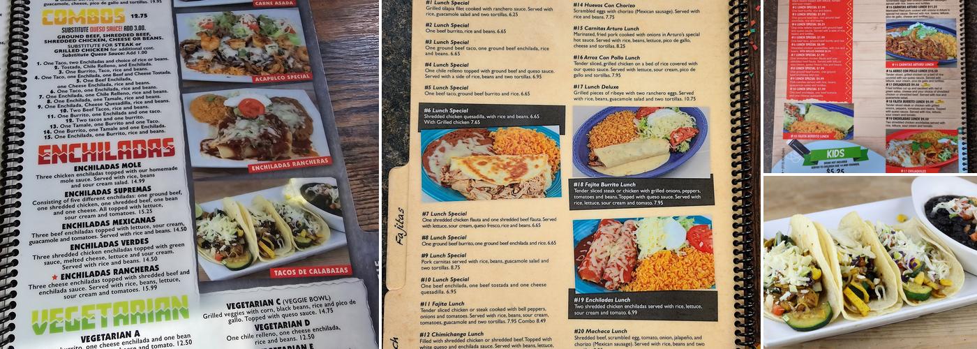 La Fiesta maumee Menu