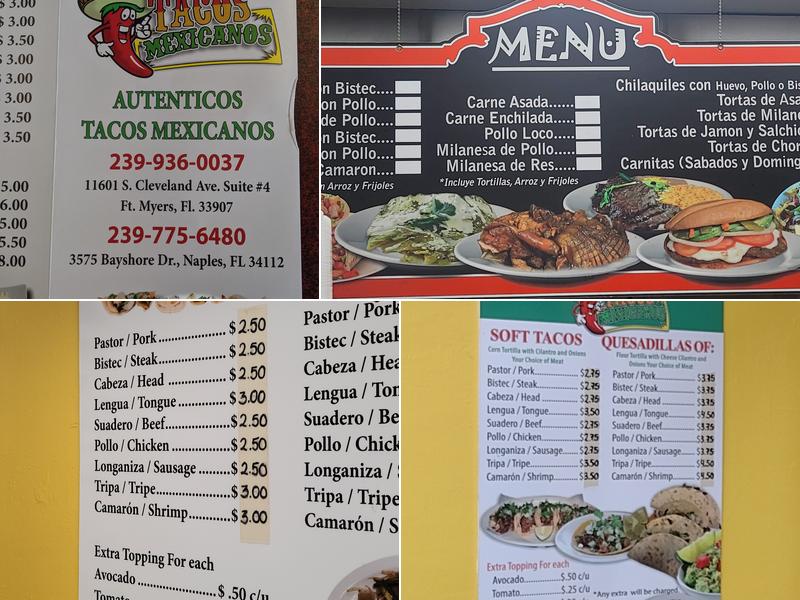 Taqueria San Julian Menu