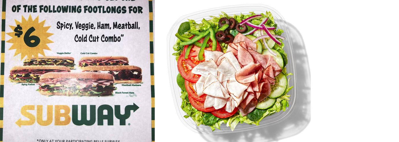 Subway Menu