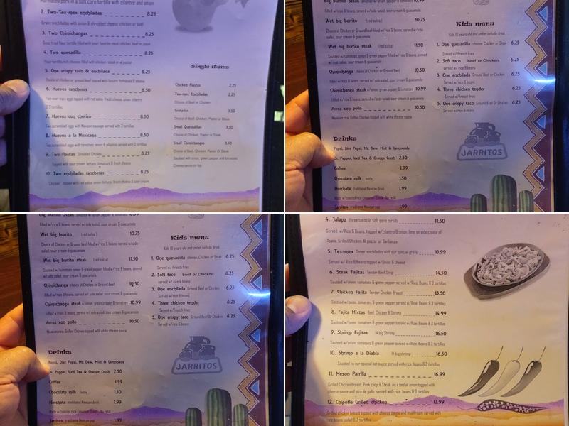 Taqueria-Restaurant El Meson del Taco Menu