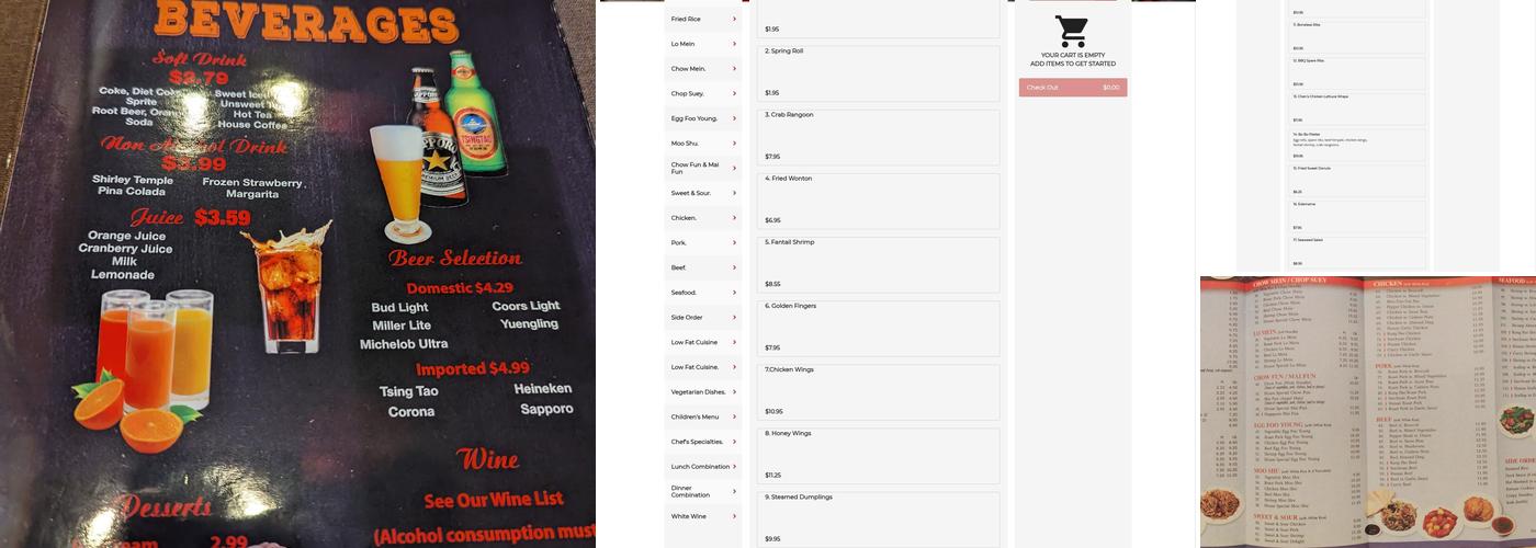 Chen's China Bistro Menu