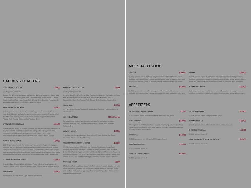 Mel's Diner - Cape Coral Menu