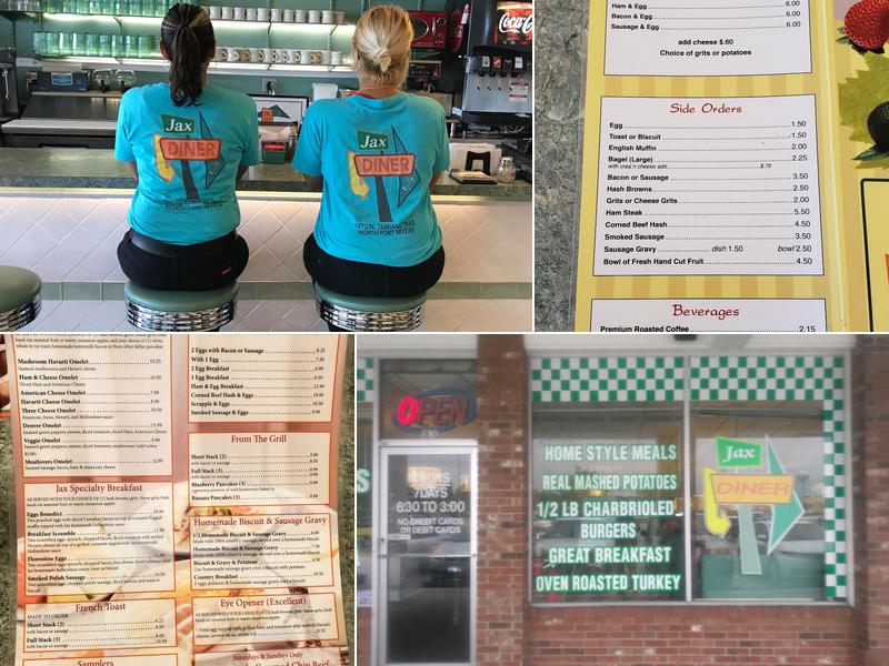 Jax Diner Menu