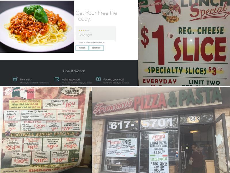 Francescos Menu