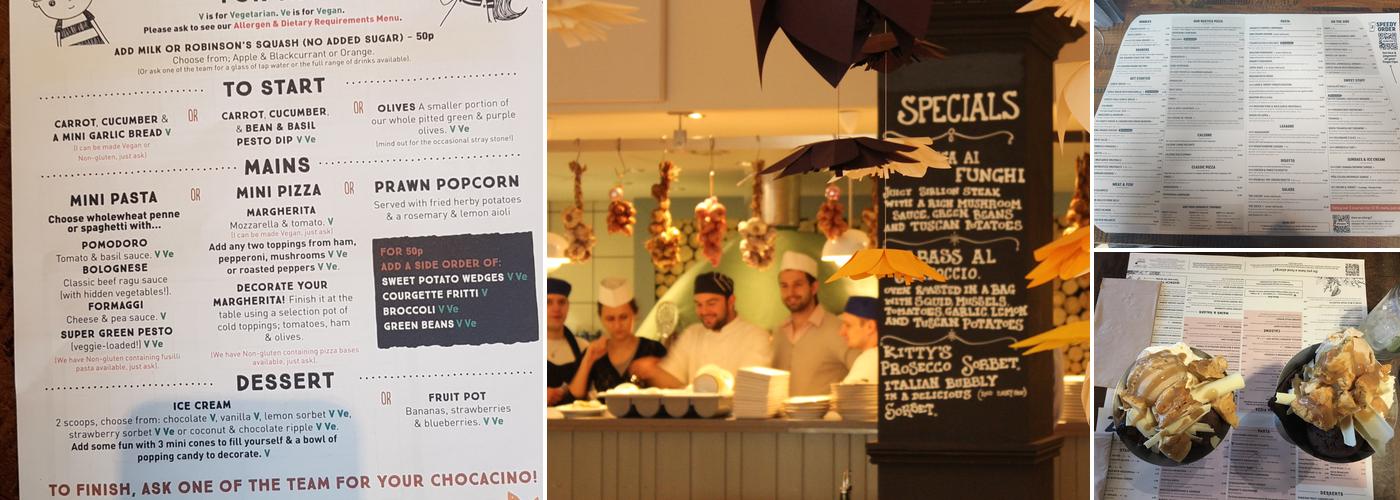 Zizzi - Leamington Spa Menu