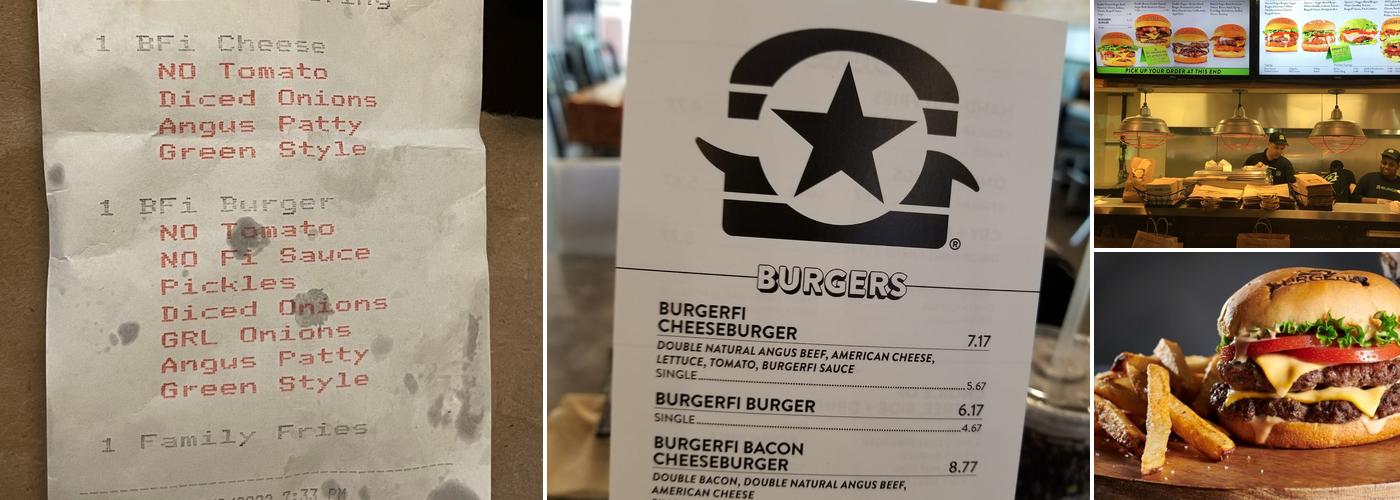 BurgerFi Menu