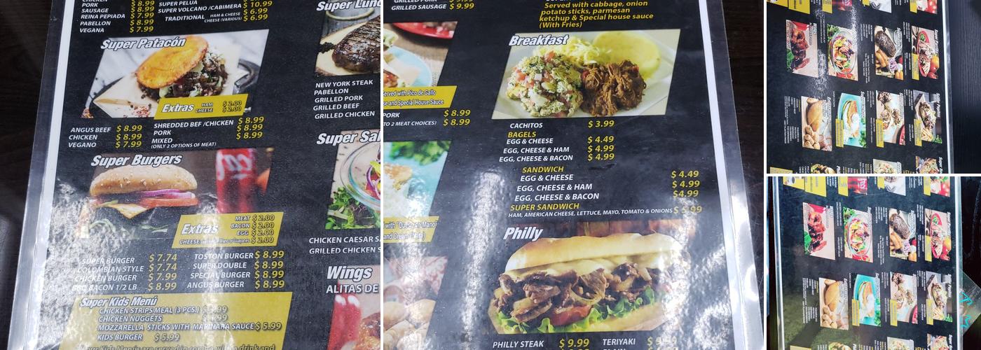 Super Arepa - Pembroke Pines Menu
