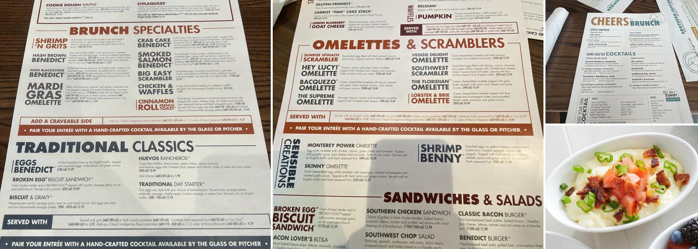 Another Broken Egg Cafe Menu
