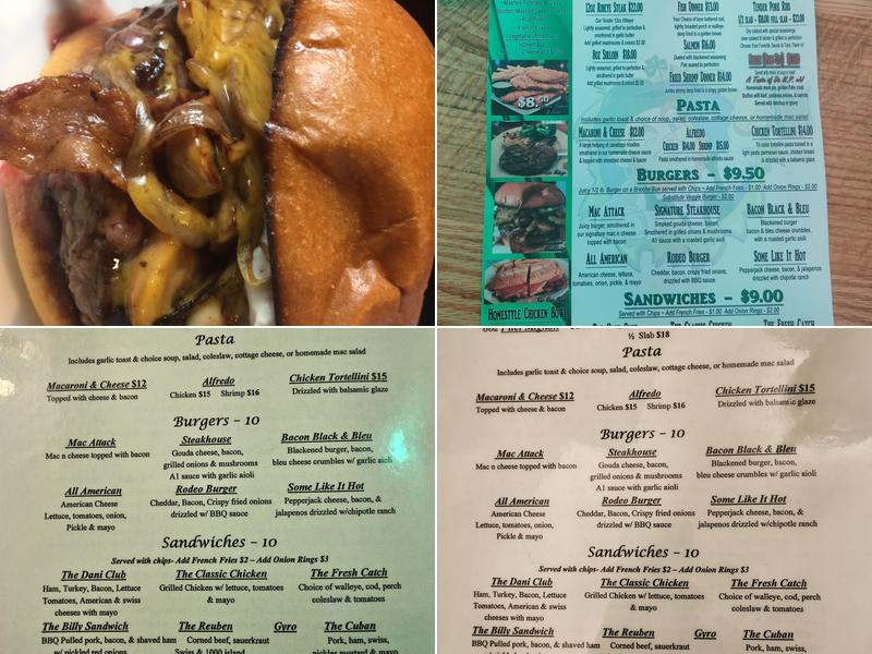 Shea'Nanigans Menu