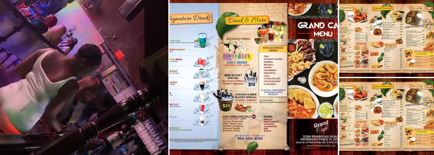 AXIS Restaurant & Lounge Menu