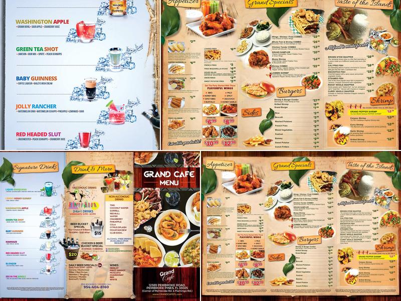 AXIS Restaurant & Lounge Menu