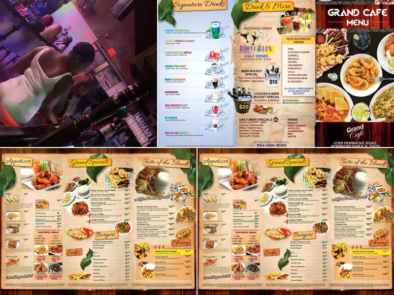 AXIS Restaurant & Lounge Menu