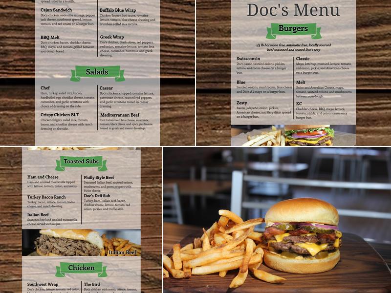 Doc's Menu