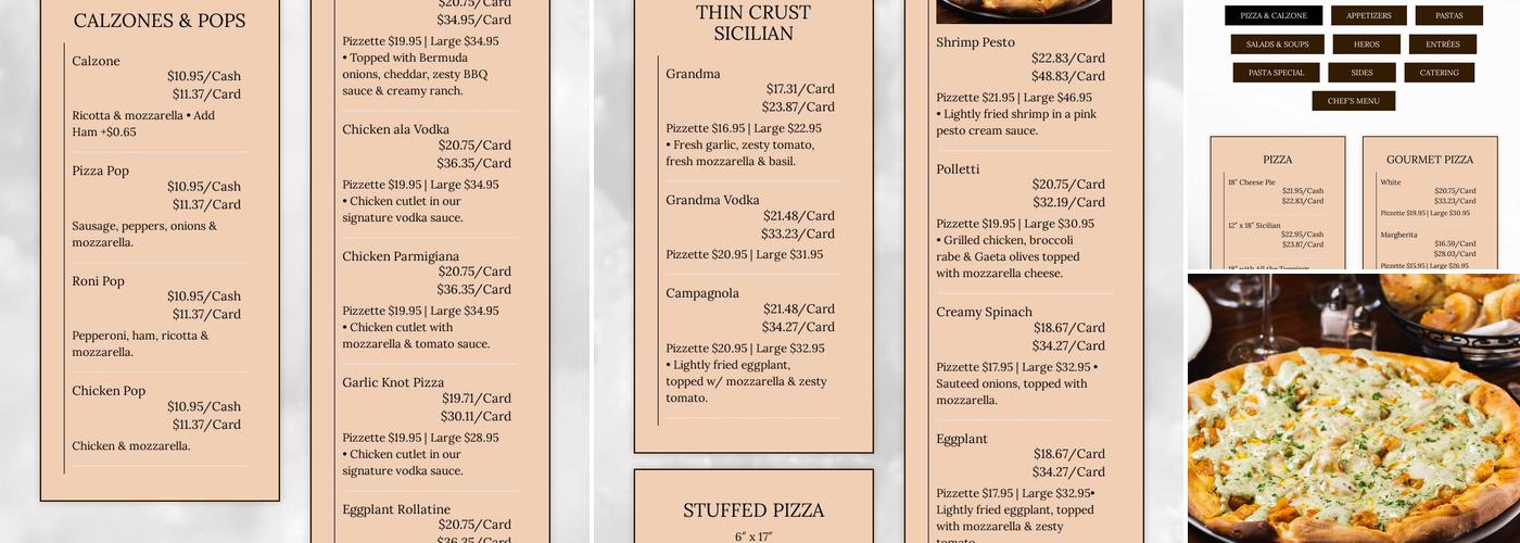 Cafe Gio Menu