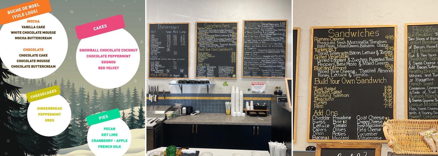 Euro Bread & Cafe Menu