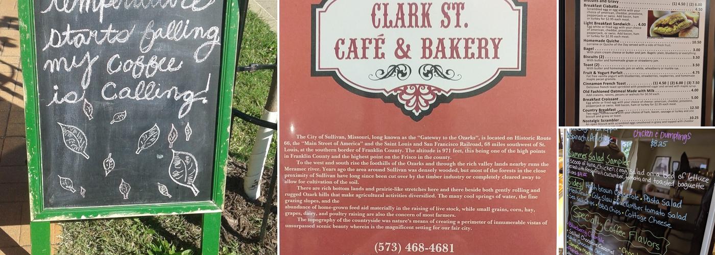 Clark Street Cafe & Bakery Menu
