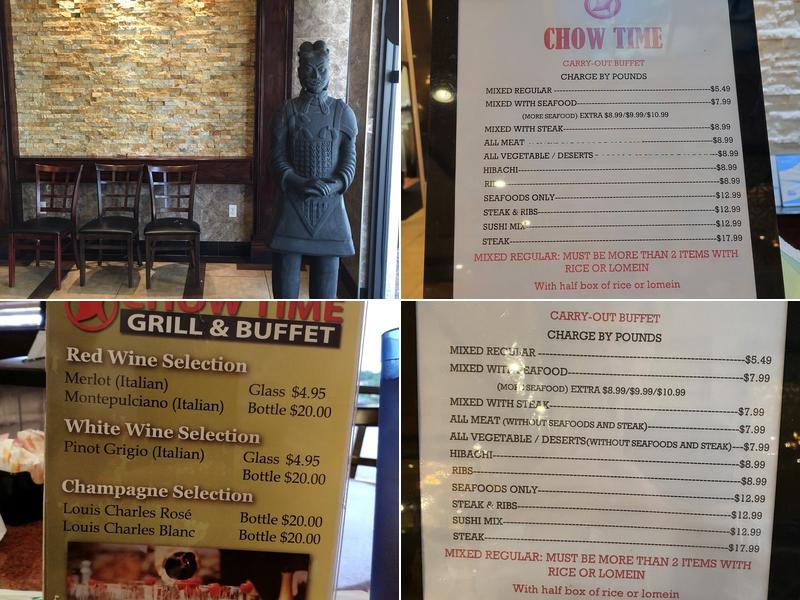 Chow Time Menu