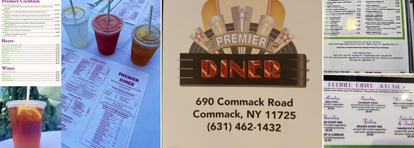 Premier Diner Commack Menu