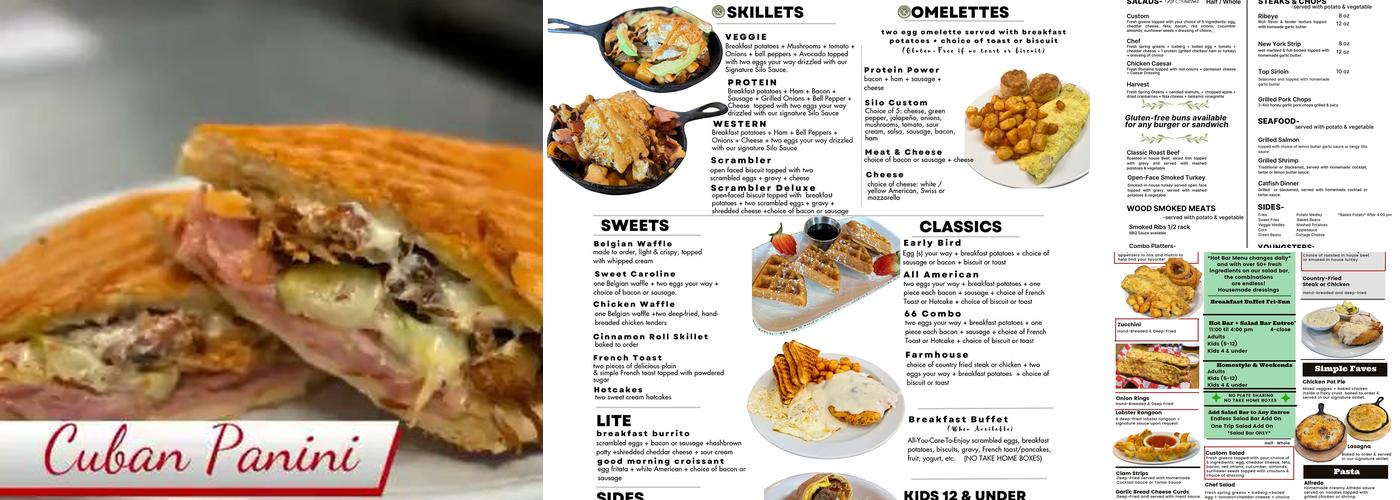 Silo Restaurant Menu