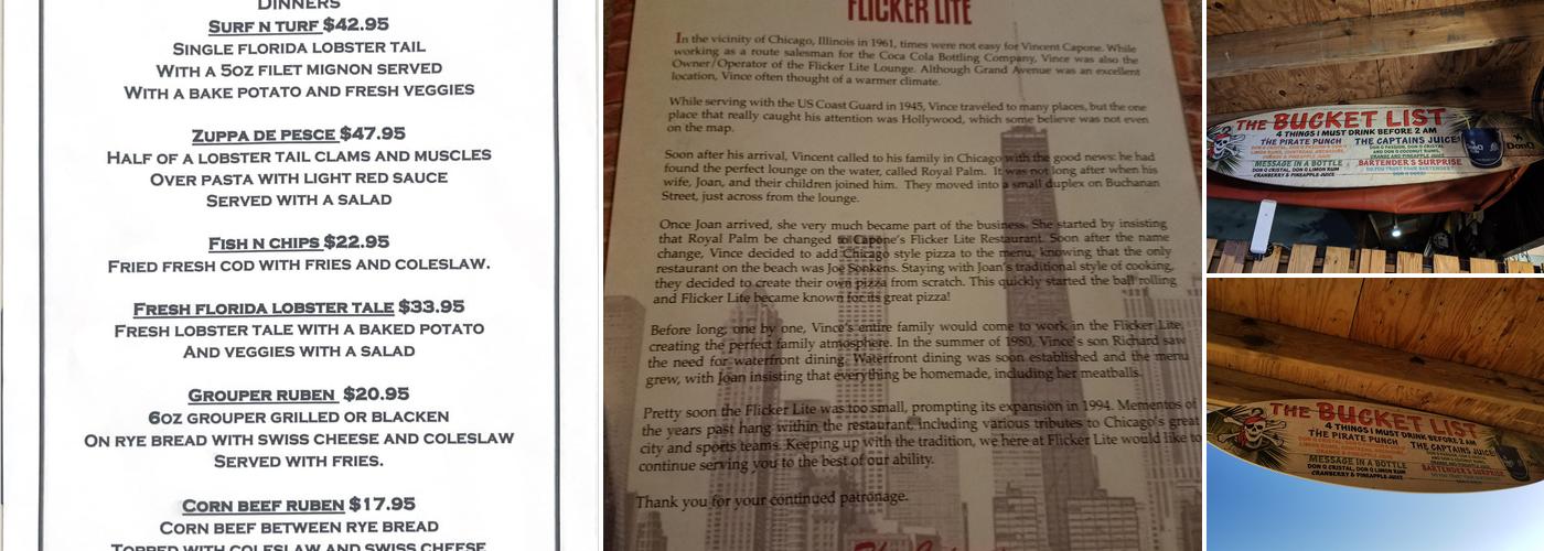 Capone's Flicker Lite Menu