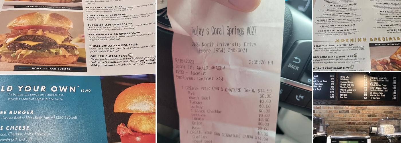 TooJay’s Deli • Bakery • Restaurant Menu