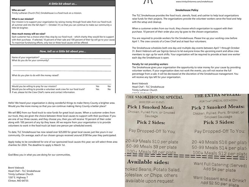 TLC Smokehouse & Catering Menu