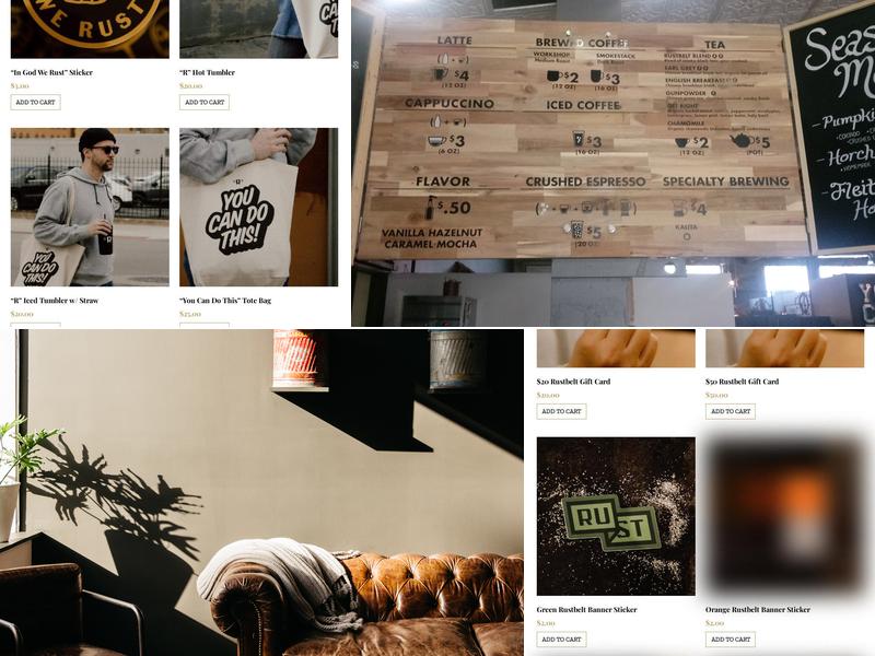 Rustbelt Coffee Menu
