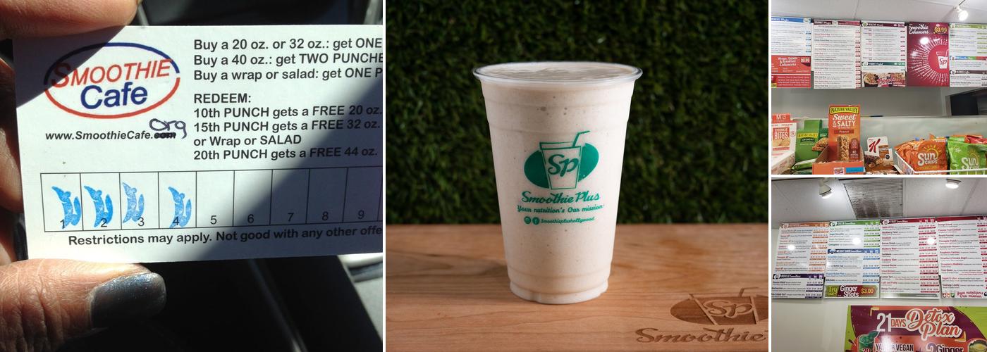 SMOOTHIE Plus Menu