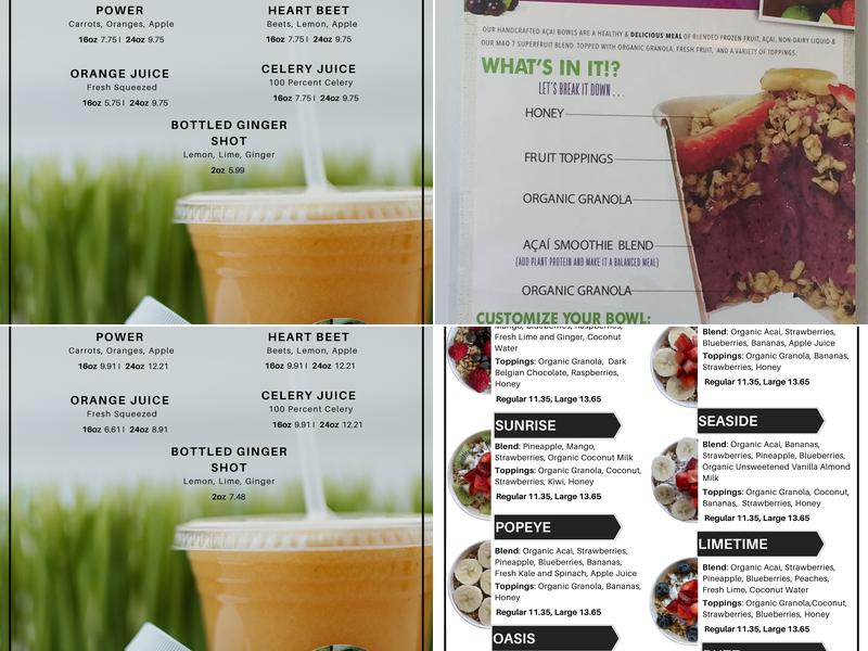 Blended Menu