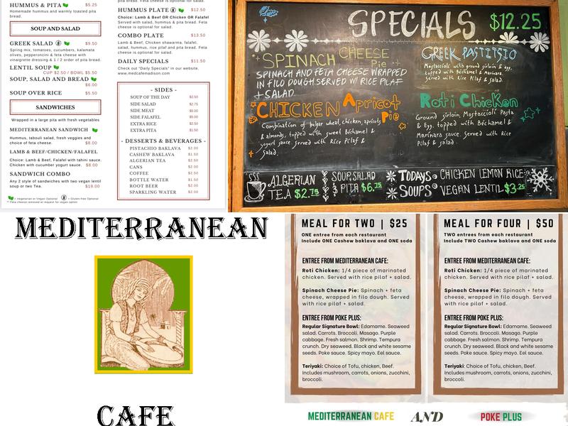 Mediterranean Cafe Menu