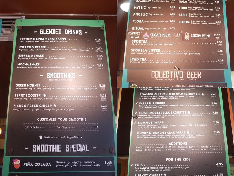 Colectivo Monroe St. Menu