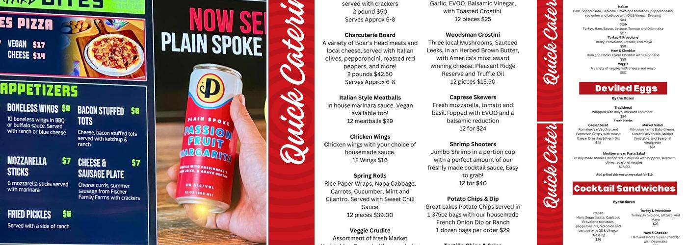 Salvatore's Tomato Pies Menu