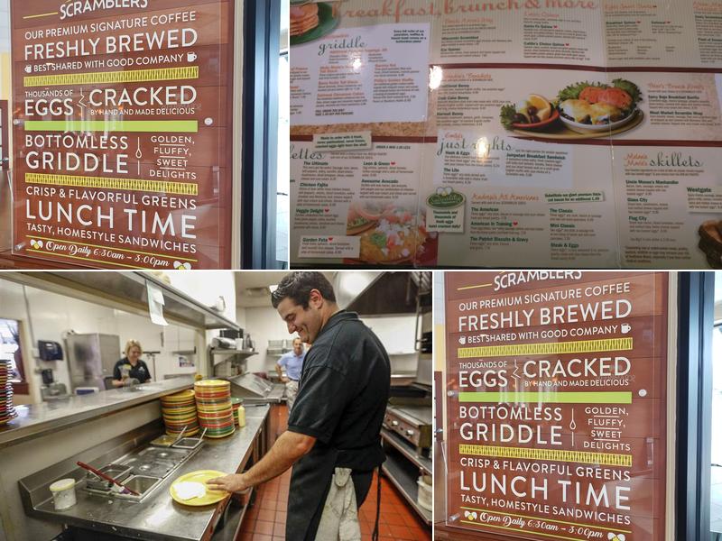 Scramblers Menu