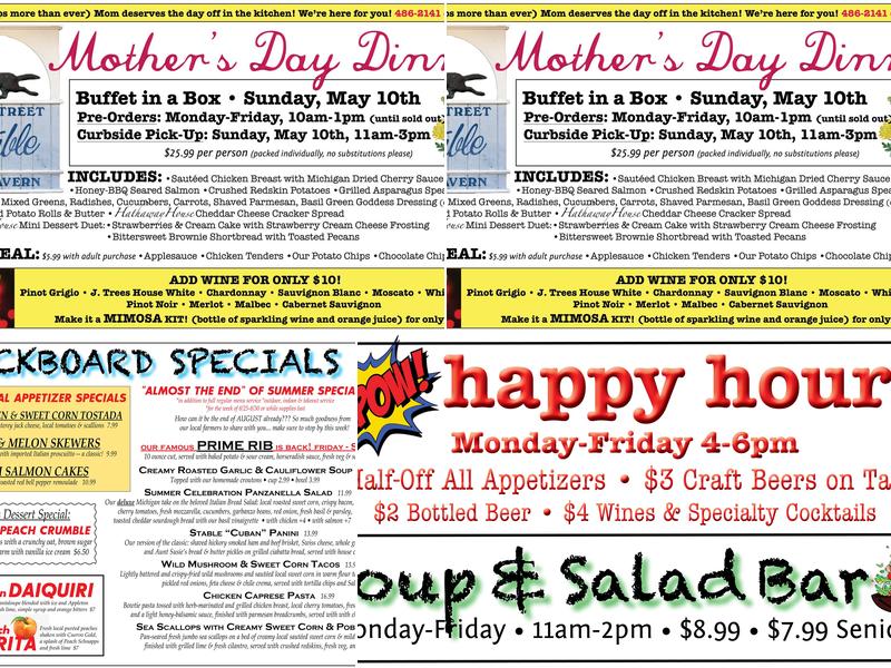 Main Street Stable & Tavern Menu