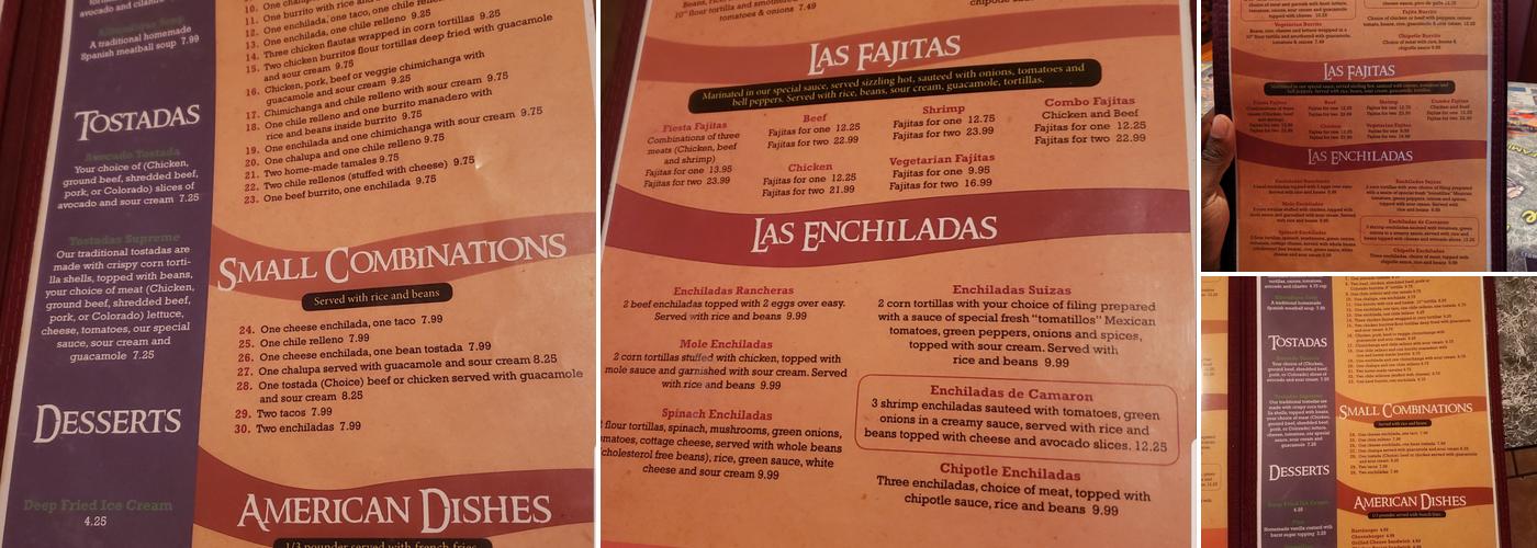 Best Burrito Menu