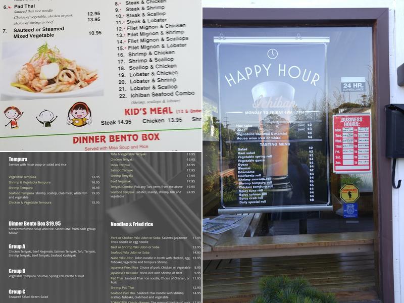 Ichiban Sushi Menu