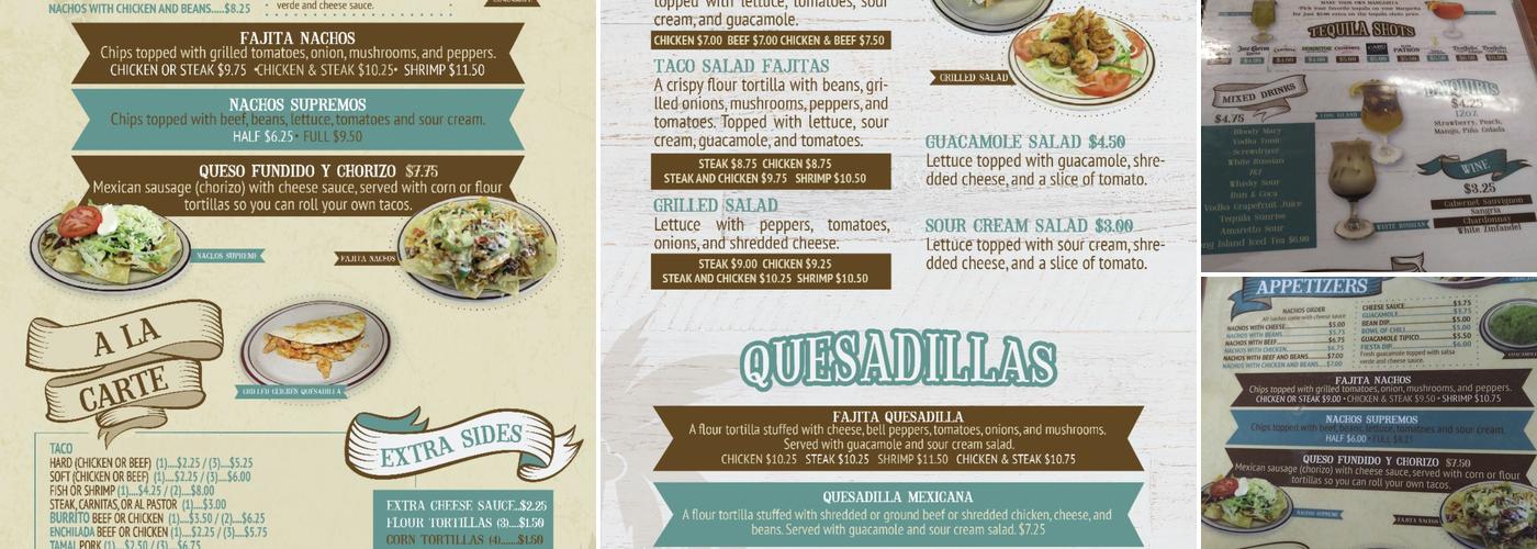 Veracruz Jr. Menu