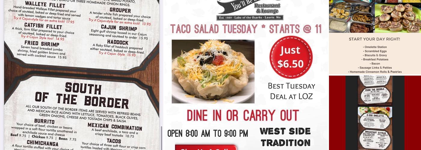 Chances R Restaurant & Lounge Menu