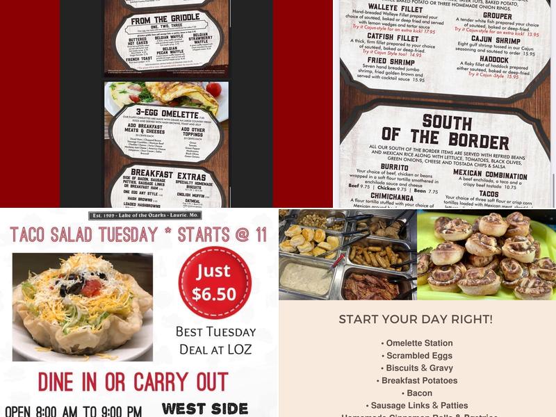 Chances R Restaurant & Lounge Menu