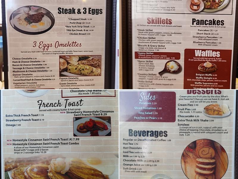 Silver Dollar Menu