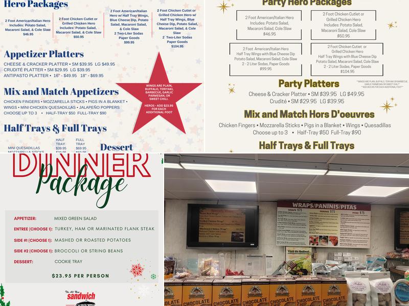 Sandwich Express Menu