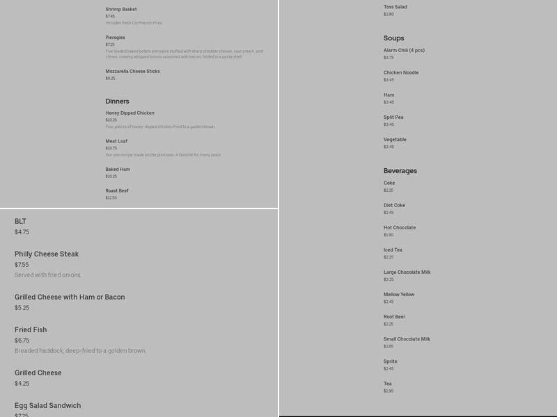 Laskaris Restaurant Menu