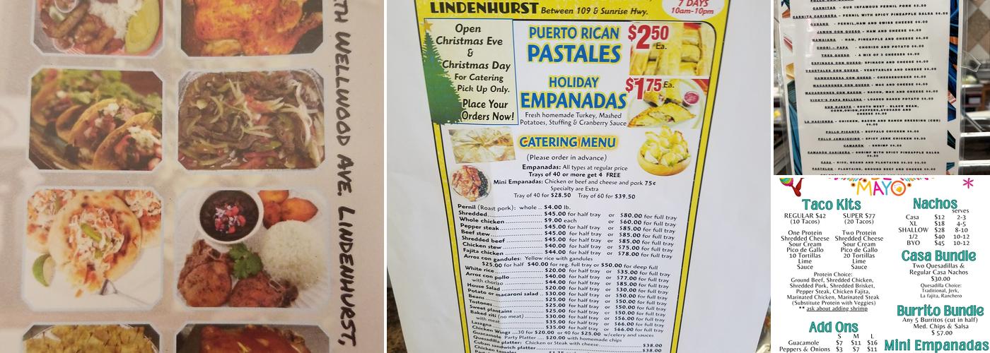 Vicky's Casa del Sabor Menu